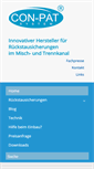 Mobile Screenshot of con-pat.de